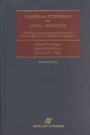 Cover of: Glazer and FitzGibbon on legal opinions: drafting, interpreting, and supporting closing opinions in business transactions