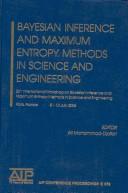 Bayesian Inference and Maximum Entropy Methods in Science and Engineering by Ali Mohammad-Djafari