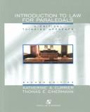 Cover of: Introduction to law for paralegals by Katherine A. Currier