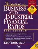 Cover of: Almanac of Business and Industrial Financial Ratios by Leo Troy