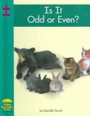 Cover of: Is It Odd or Even? (Yellow Umbrella Books: Math)