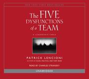 Cover of: The Five Dysfunctions of a Team