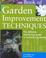 Cover of: Time-Life Book of Garden Improvement Techniques