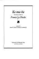Cover of: Ke-ma-ha by La Flesche, Francis