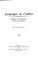Cover of: Languages in Conflict