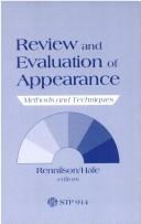 Cover of: Review and evaluation of appearance by J.J. Rennilson and W.N. Hale, Jr., editors.