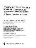 Cover of: Forensic psychiatry and psychology: perspectives and standards for interdisciplinary practice