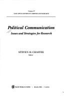 Cover of: Political Communication: Issues and Strategies for Research (SAGE Series in Communication Research)