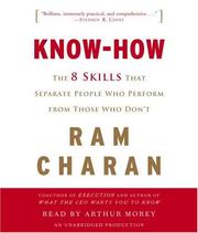 Cover of: Know-How by Ram Charan