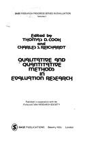 Cover of: Qualitative and quantitative methods in evaluation research