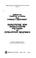 Cover of: Qualitative and Quantitative Methods in Evaluation Research. Volume 1. SAGE Research Progress Series in Evaluation