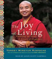 Cover of The Joy of Living by Rinpoche Yongey Mingyur