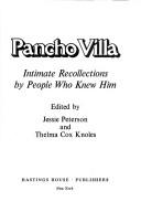 Pancho Villa by Jessie Peterson, Thelma Knoles