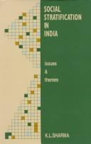 Cover of: Social stratification in India by Kanhaiyalal Sharma