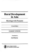Cover of: Rural development in Asia by Gilbert Etienne