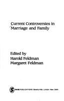 Cover of: Current controversies in marriage and family