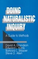 Cover of: Doing naturalistic inquiry: a guide to methods