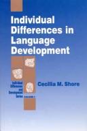 Cover of: Individual differences in language development