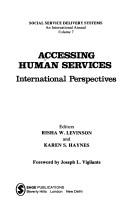 Cover of: Accessing human services: international perspectives