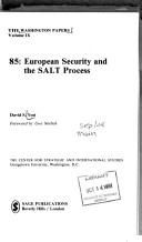 Cover of: European Security and the Strategic Arms Limitation Talks Process (A Sage policy paper) by David S. Yost