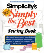 Cover of: Simplicity's simply the best sewing book
