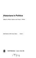 Cover of: Historians in politics by edited by Walter Laqueur and George L. Mosse.