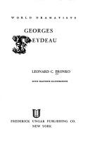 Cover of: Georges Feydeau | Leonard Cabell Pronko