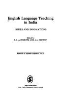 Cover of: English Language Teaching in India: Issues and Innovations (Research in Applied Linguistics Series)