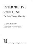 Cover of: Interpretive Synthesis by Jost Hermand