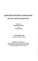 Cover of: Demands for social knowledge by edited by Elisabeth Crawford and Norman Perry.