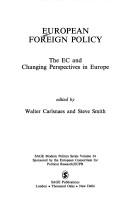Cover of: European foreign policy by edited by Walter Carlsnaes and Steve Smith.