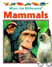 Cover of: Mammals (What's the Difference?) by 