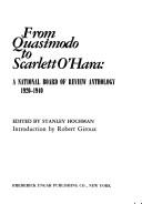 Cover of: From Quasimodo to Scarlett O'Hara: a National Board of Review anthology, 1920-1940