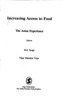 Cover of: Increasing Access to Food: The Asian Experience