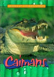 Cover of: Caimans (Animals of the Rain Forest)