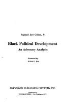 Cover of: Black political development: an advocacy analysis