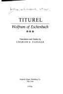 Cover of: Titurel | Wolfram von Eschenbach