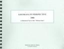 Cover of: Louisiana in Perspective 2006: A Statictical View of the "Pelican State" (Louisiana in Perspective)