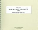 Cover of: Indiana Health Care in Perspective 2007 (Indiana Health Care in Perspective)