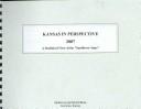 Cover of: Kansas in Perspective 2007: A Statistical View of the " Sunflower State" (Kansas in Perspective)