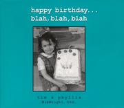 Cover of: Happy Birthday...Blah, Blah, Blah