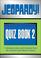 Cover of: Jeopardy! Quiz Book 2