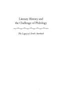 Cover of: Literary history and the challenge of philology by edited by Seth Lerer.