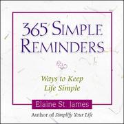 Cover of: 365 Simple Reminders: Ways to Keep Life Simple