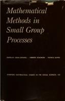 Mathematical Methods In Small Group Proceedings by Joan Criswell