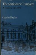 The stationers' company by Cyprian Blagden