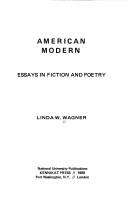 Cover of: American modern: essays in fiction and poetry
