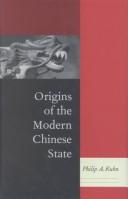 Origines de l'Etat Chinois Moderne by Philip A. Kuhn