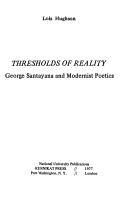 Cover of: Thresholds of Reality by Lois Hughson
