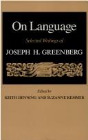 Cover of: On Language by 